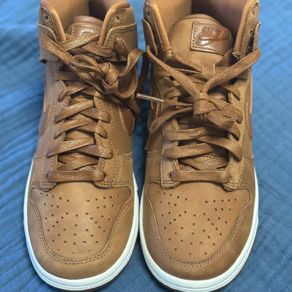 Nike Tan High-Top Sneakers